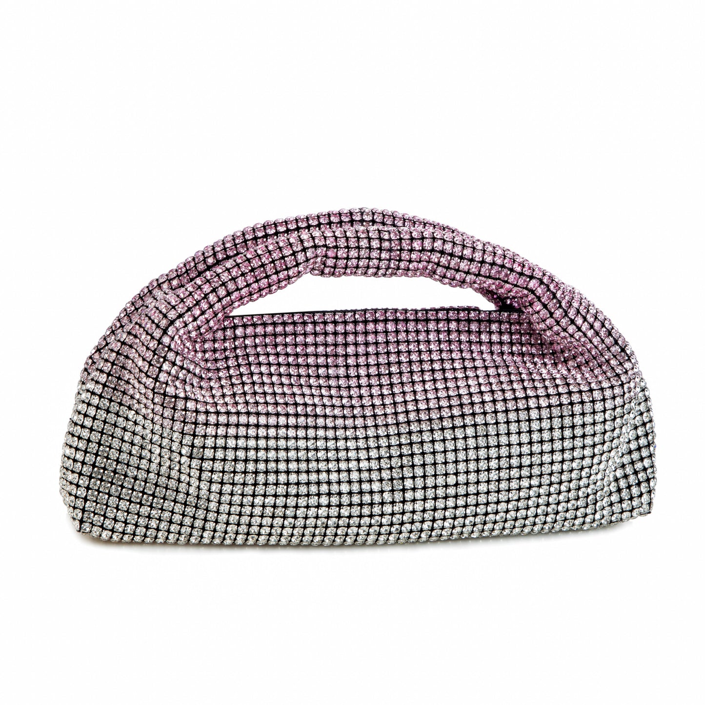 Rhinestone Pink Top Handle Purse