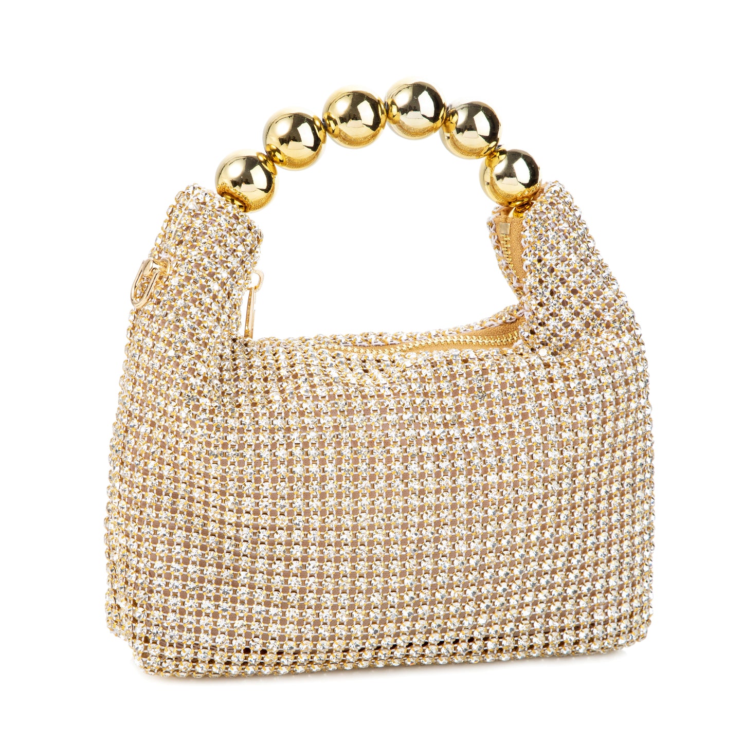 Rhinestone Sparkling Gold Clutch