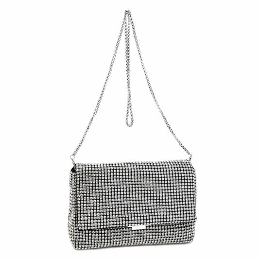 Rhinestone Crystal Silver WOC