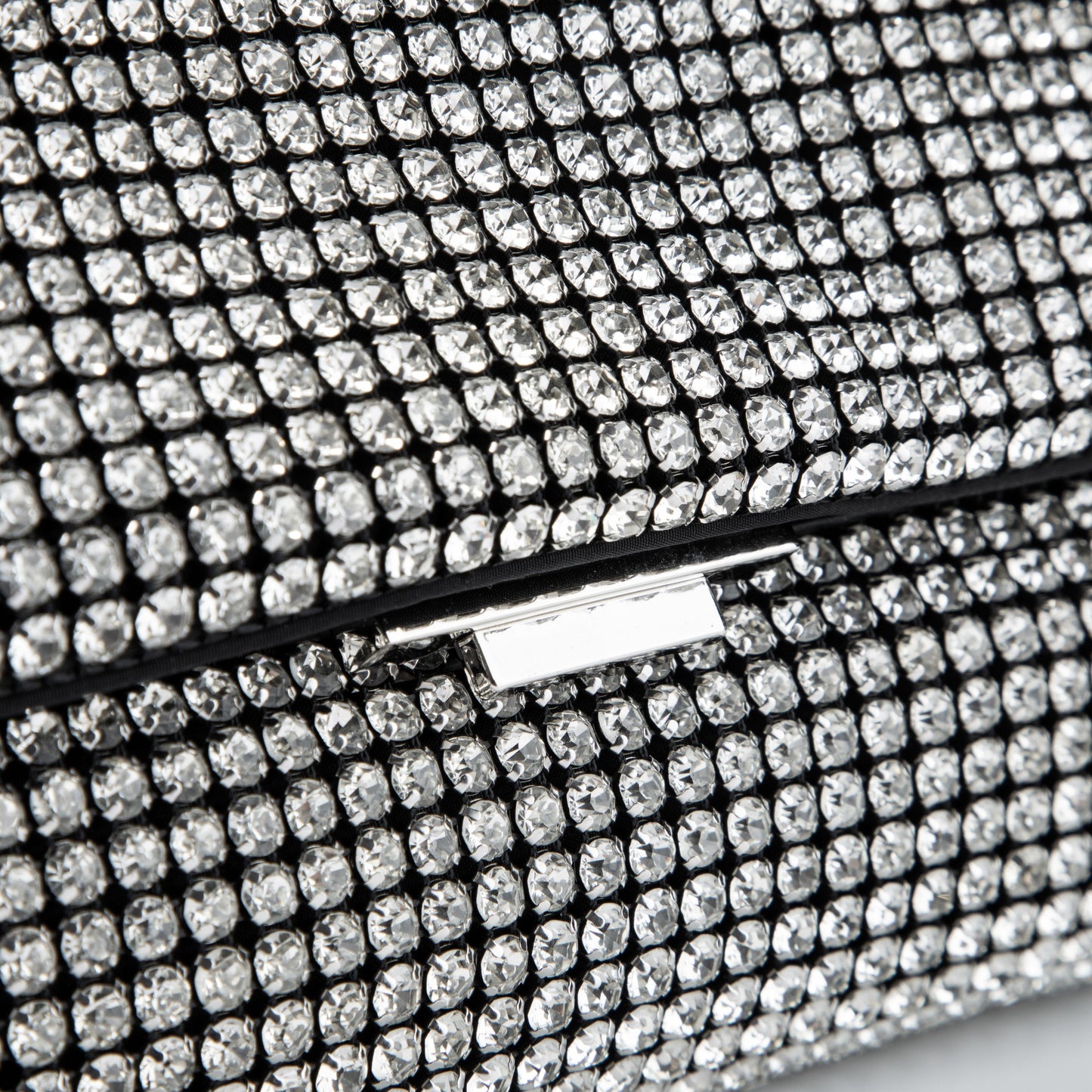 Rhinestone Crystal Silver WOC