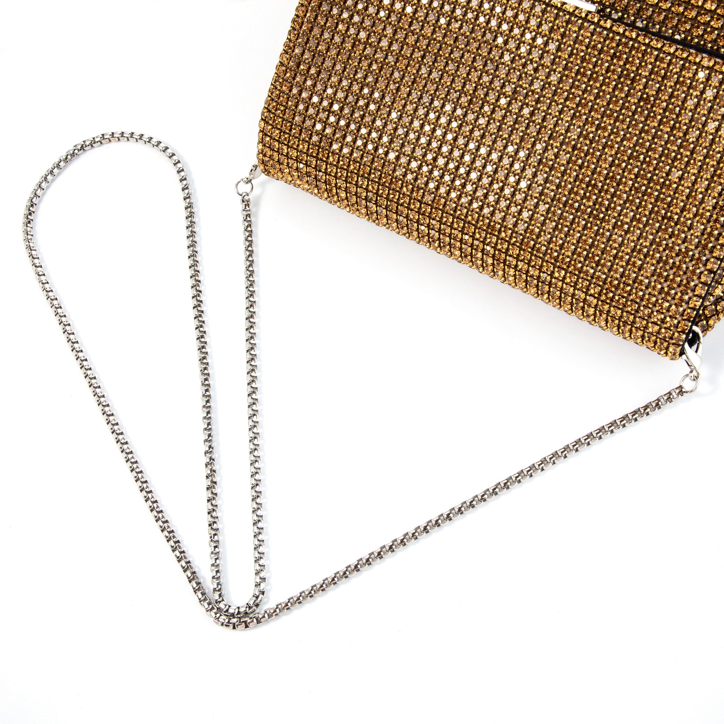 Rhinestone Crystal Brown WOC