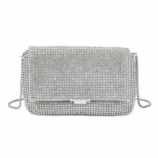Rhinestone Crystal White WOC