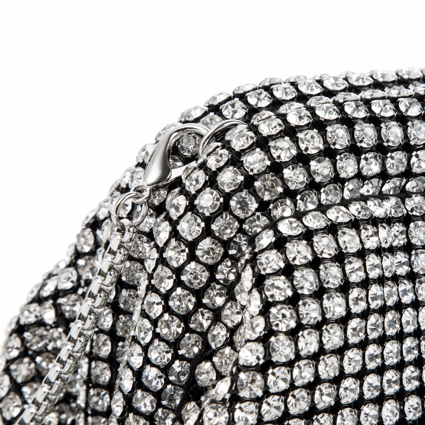 Rhinestone Silver Shoulder Bag