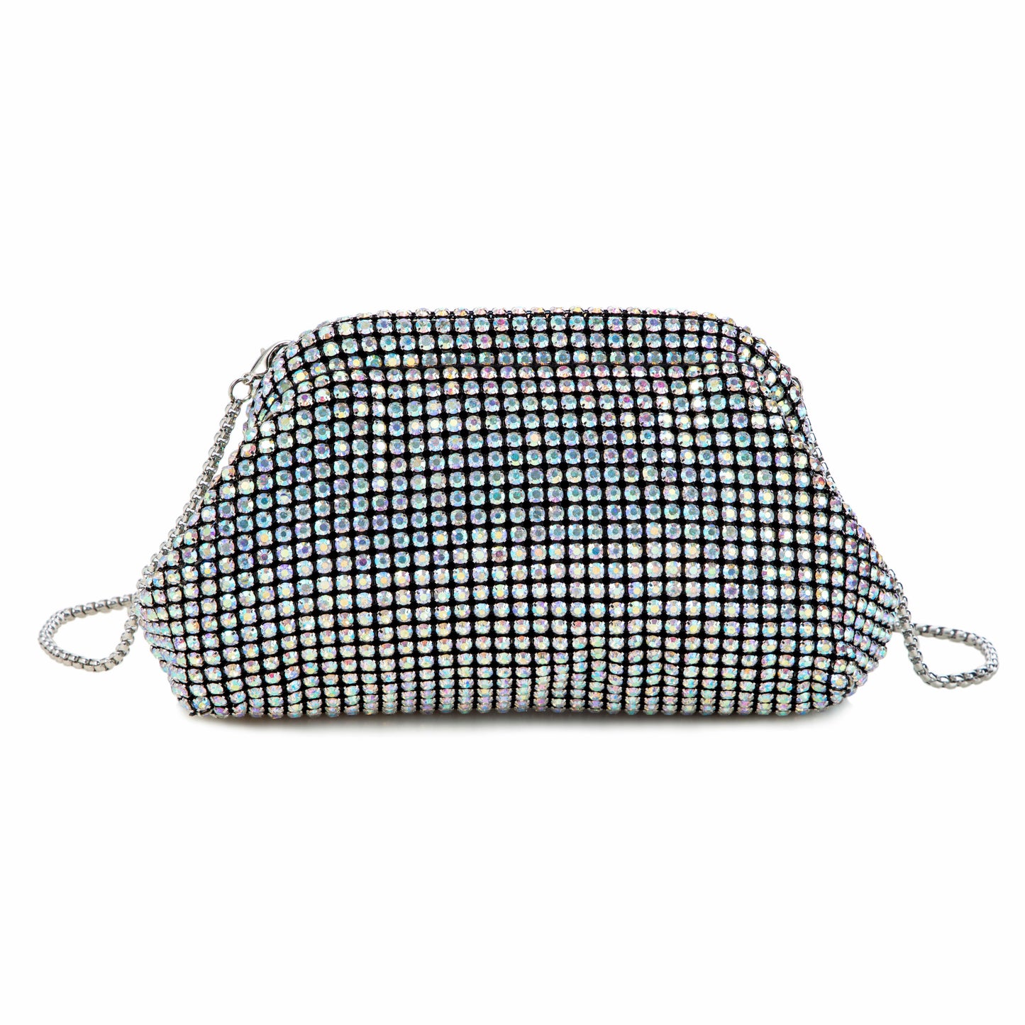 Rhinestone Iridescent Shoulder Bag