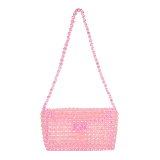 Pink Diamond Bead Shoulderbag