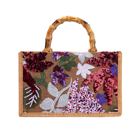 Red Sequin Handbag