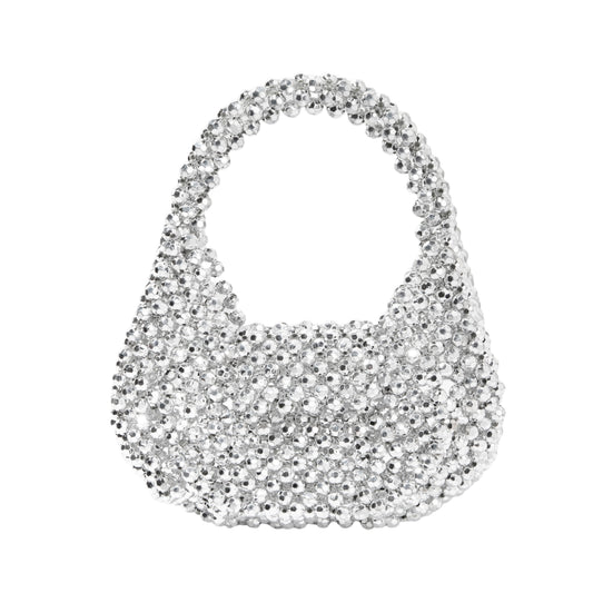 Silver Acrylic Clutch