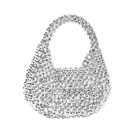 Silver Acrylic Clutch