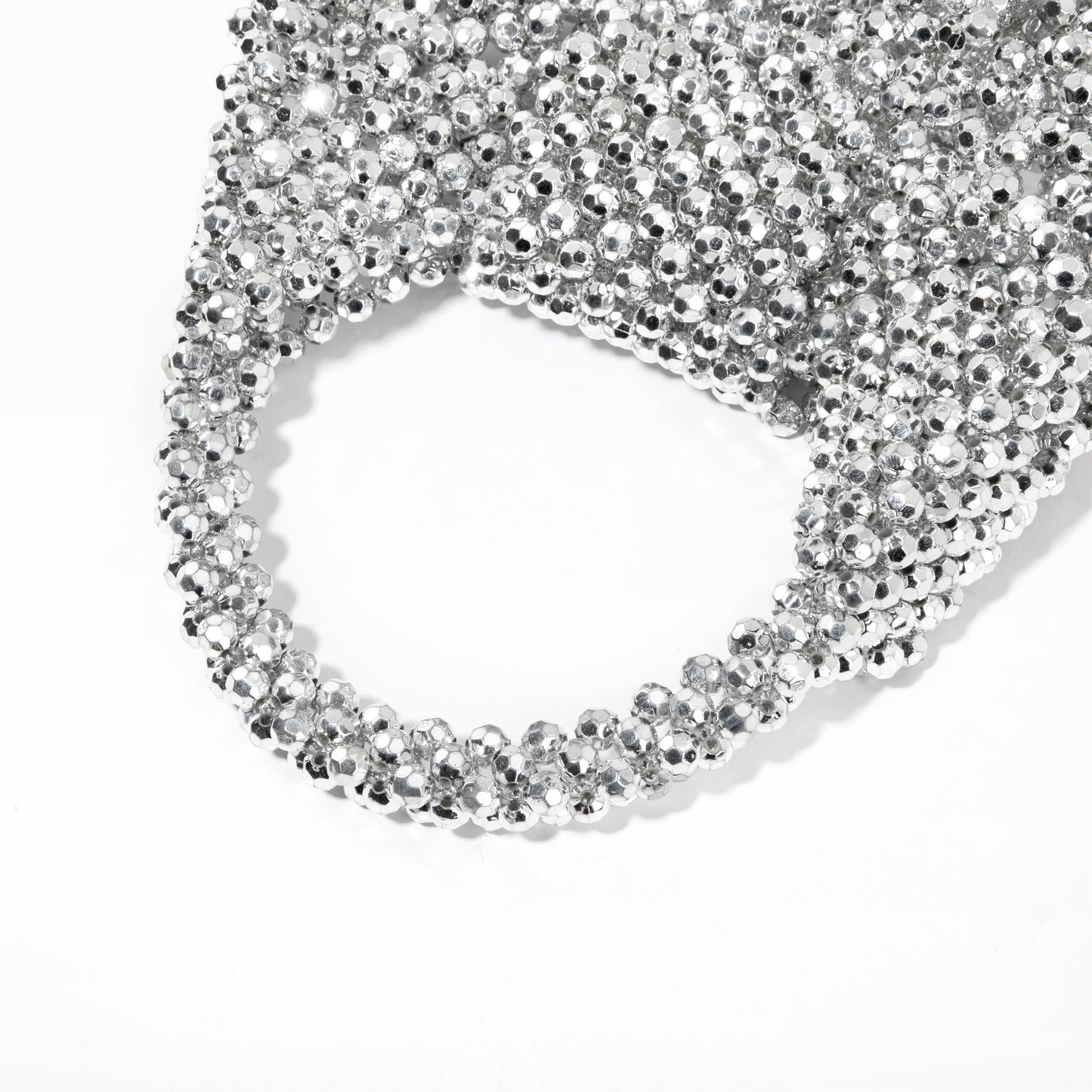 Silver Acrylic Clutch