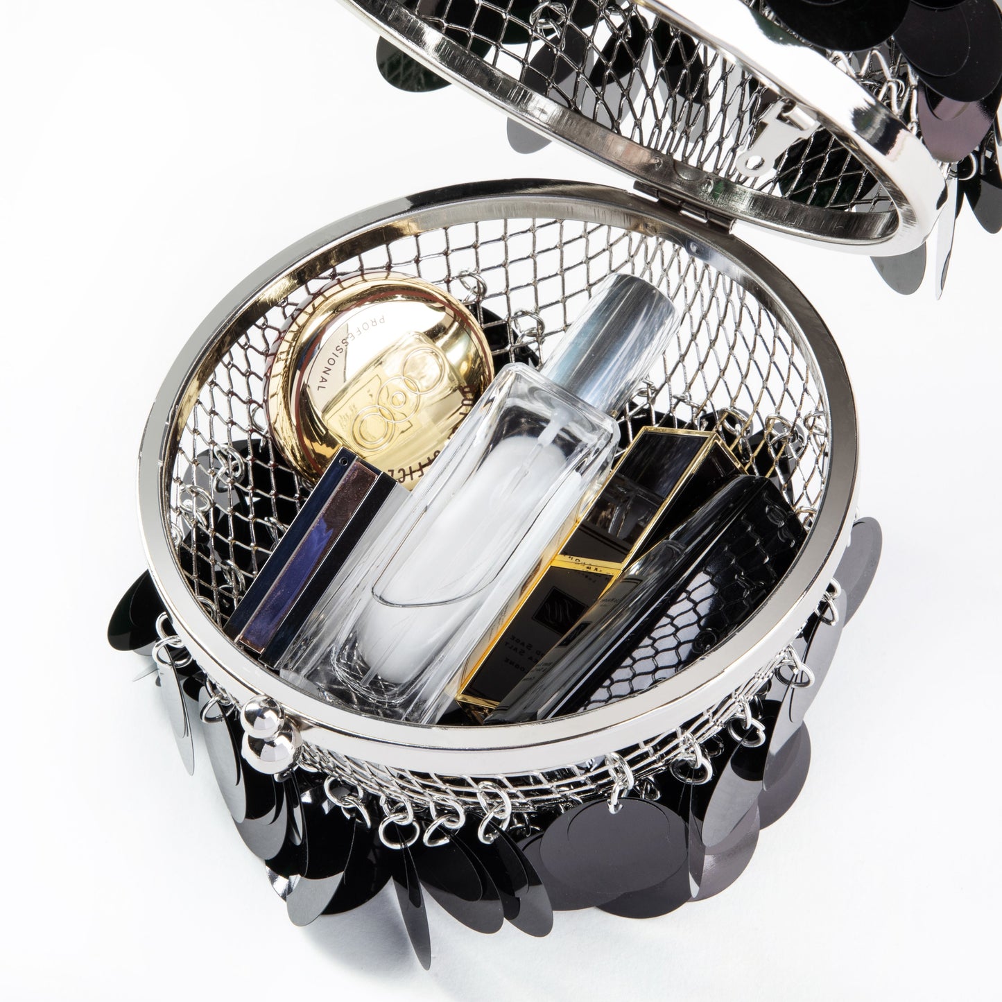 Sparkling Sequin Sphere Clutch