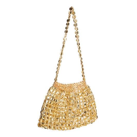 Metallic Sequin Shoulder Bag