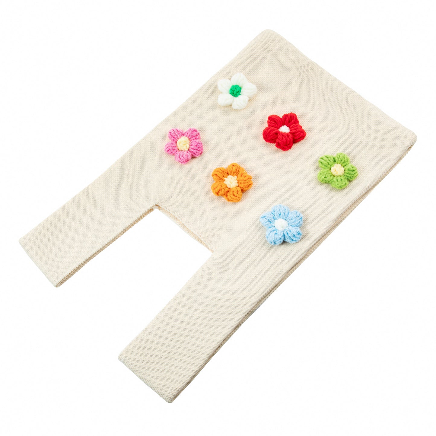 Knit Flower Tote