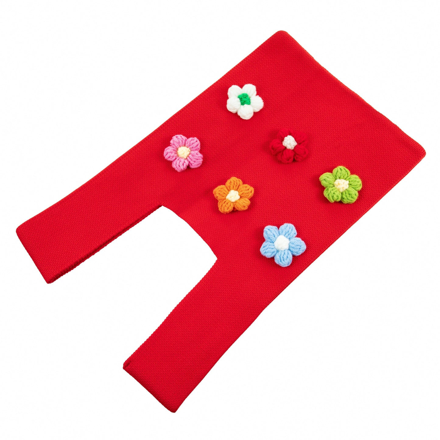 Knit Flower Tote