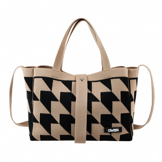 Stylish Knit Tote