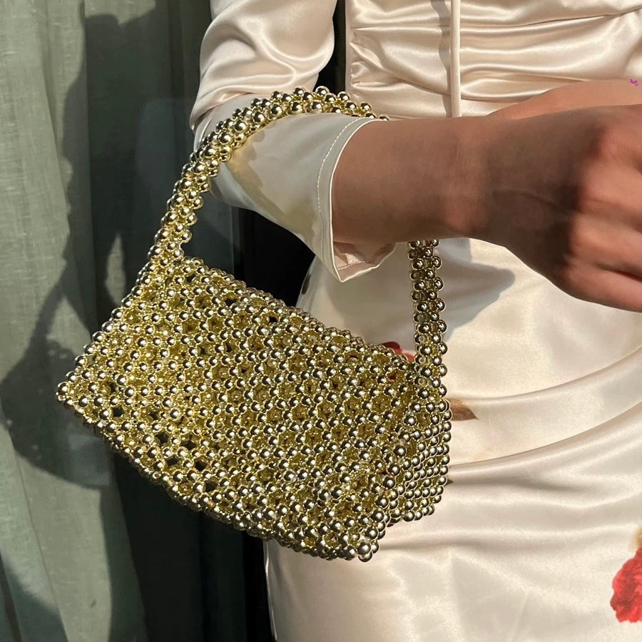Gold Triangle Clutch