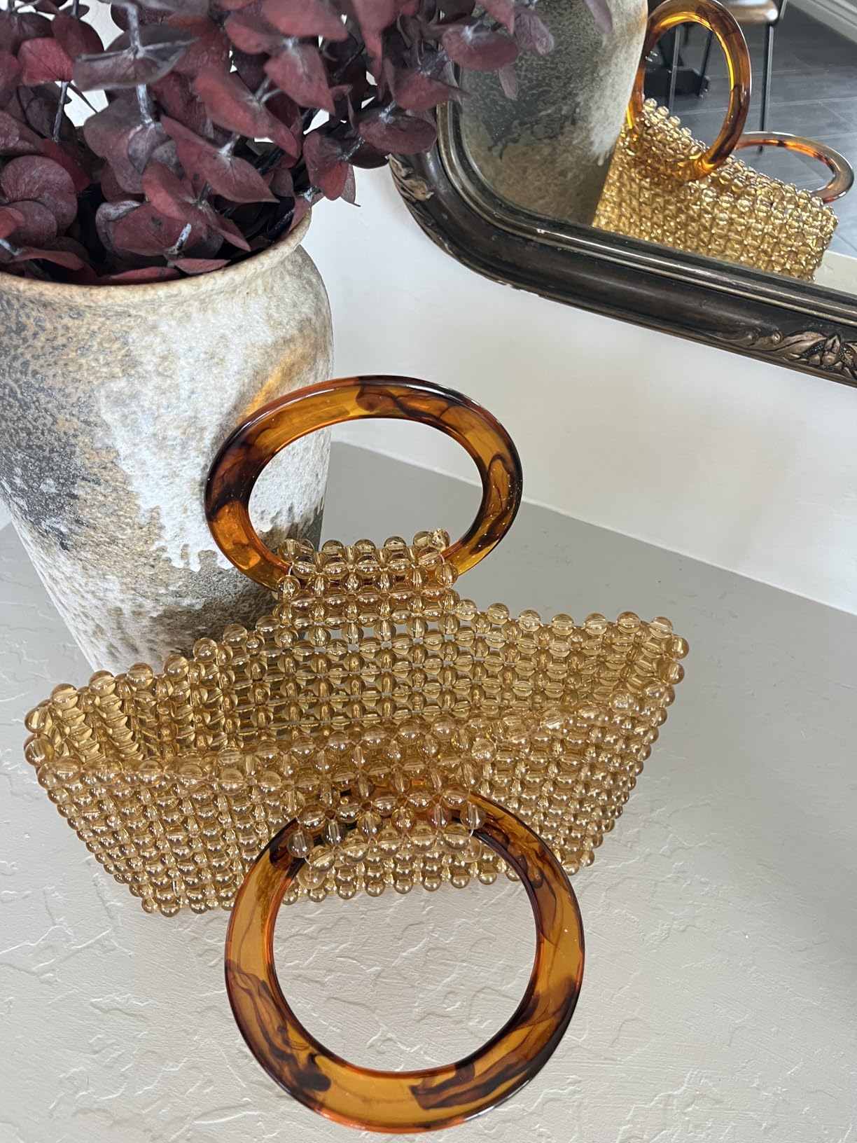 Brown Transparent Tote
