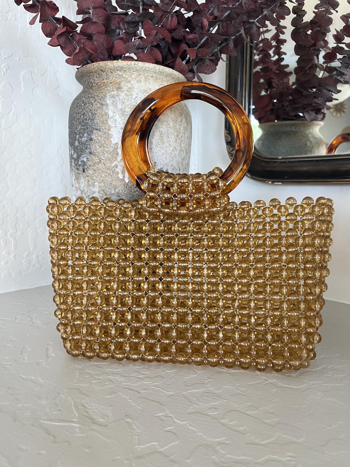 Brown Transparent Tote