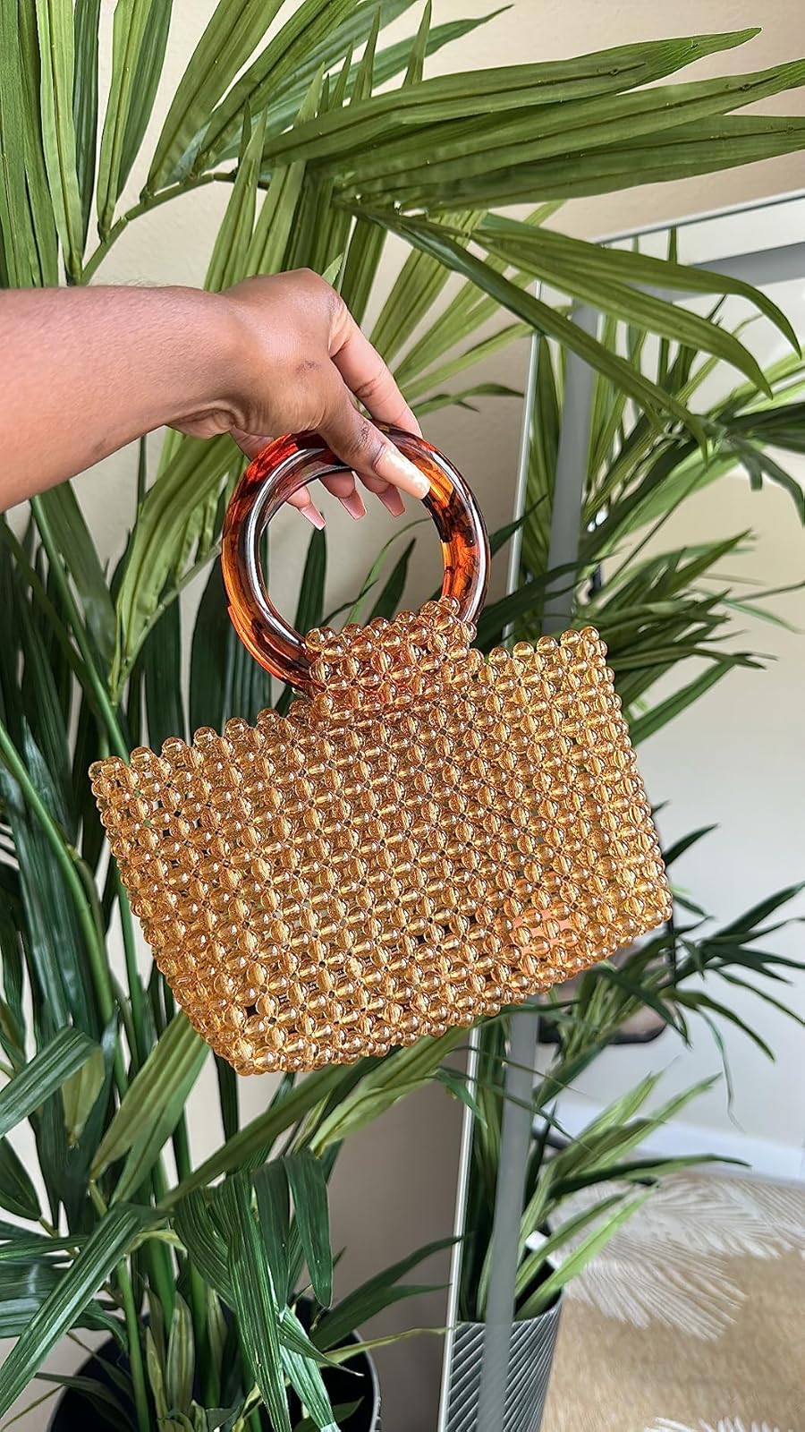 Brown Transparent Tote